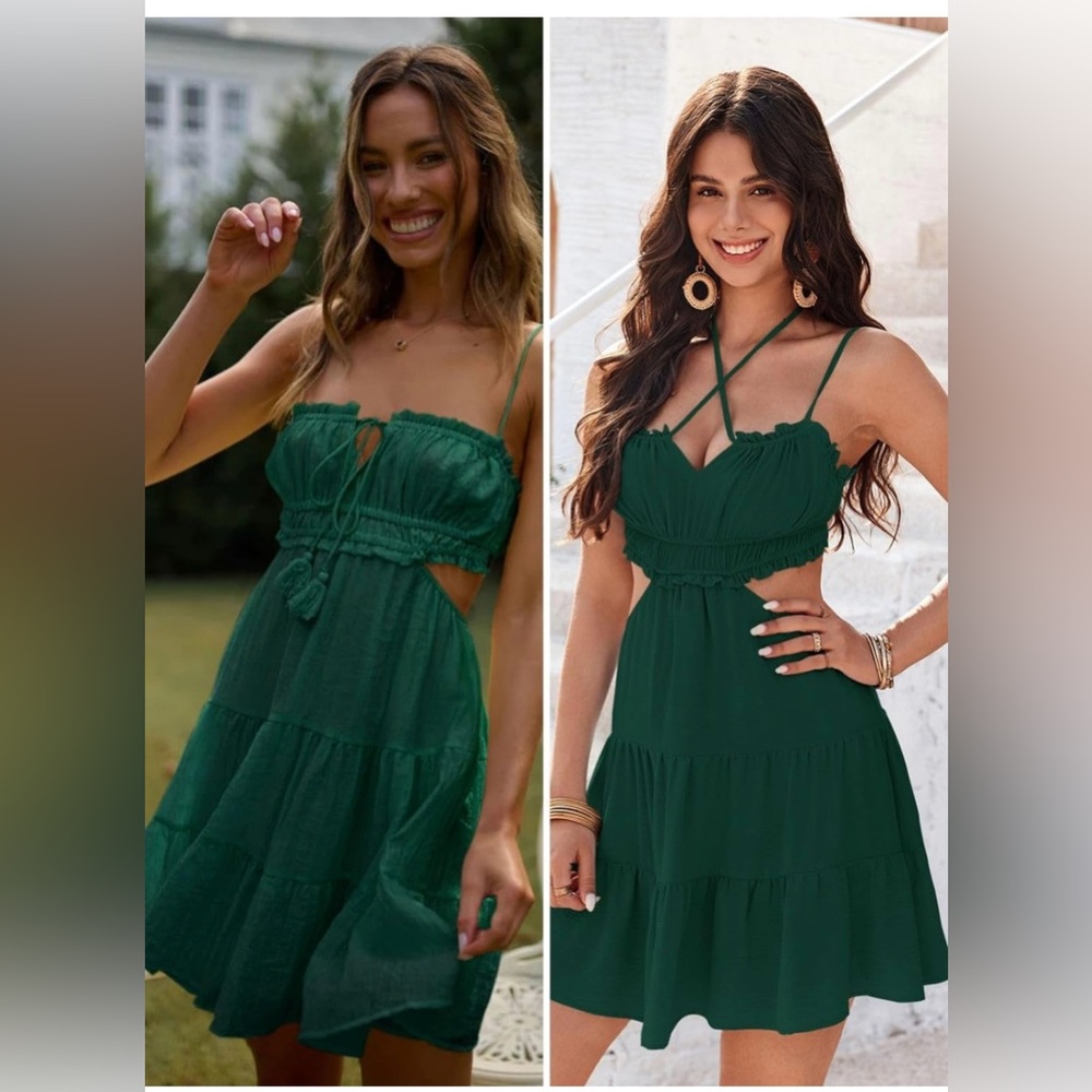 Summer Beach Mini Adjustable Spaghetti Backless T… - image 4